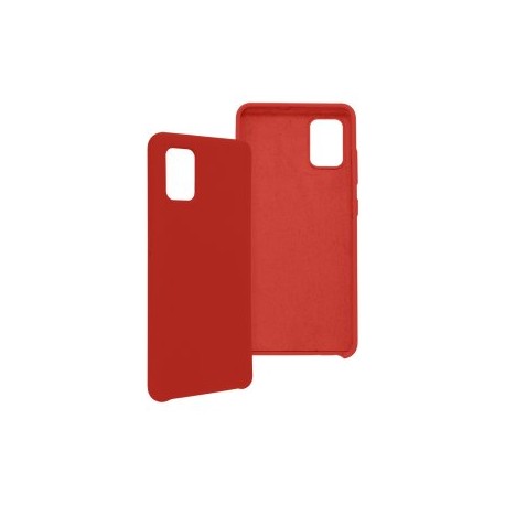 Funda GHIA SAM-A51S-S1-R Samsung A51S. Con mica para pantalla. Color rojo.