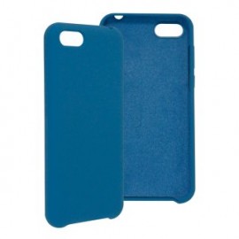 Funda GHIA de silicón para Huawei Y5. Con mica, Color azul.