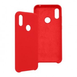 Funda GHIA de silicón para Huawei Y6s. Con mica, Color rojo.