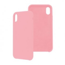 Funda GHIA de silicón para iPhone XS Max. Con mica, Color rosa.